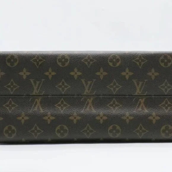 Louis Vuitton ALMA Handbag in Monogram Coated Canvas Brown Contrast Burgundy - Picture 8 of 11